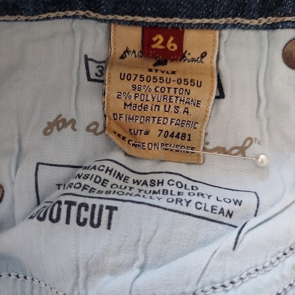 Seven 7 For All Mankind Sz 26 Bootcut Medium Was - Picture 6 of 9